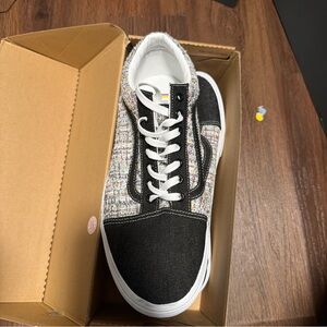 VANS Old Skool 2gether As Ourselves Low Top Shoes Denim, Mens 13  & Women 14.5